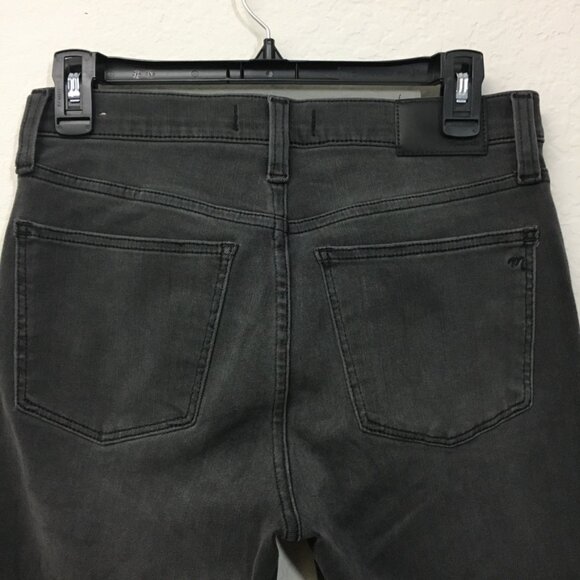 Madewell Womens Jean High-Rise Size 28 Roadtripper Jeggings Skinny Raw Hem Gray - Picture 6 of 14